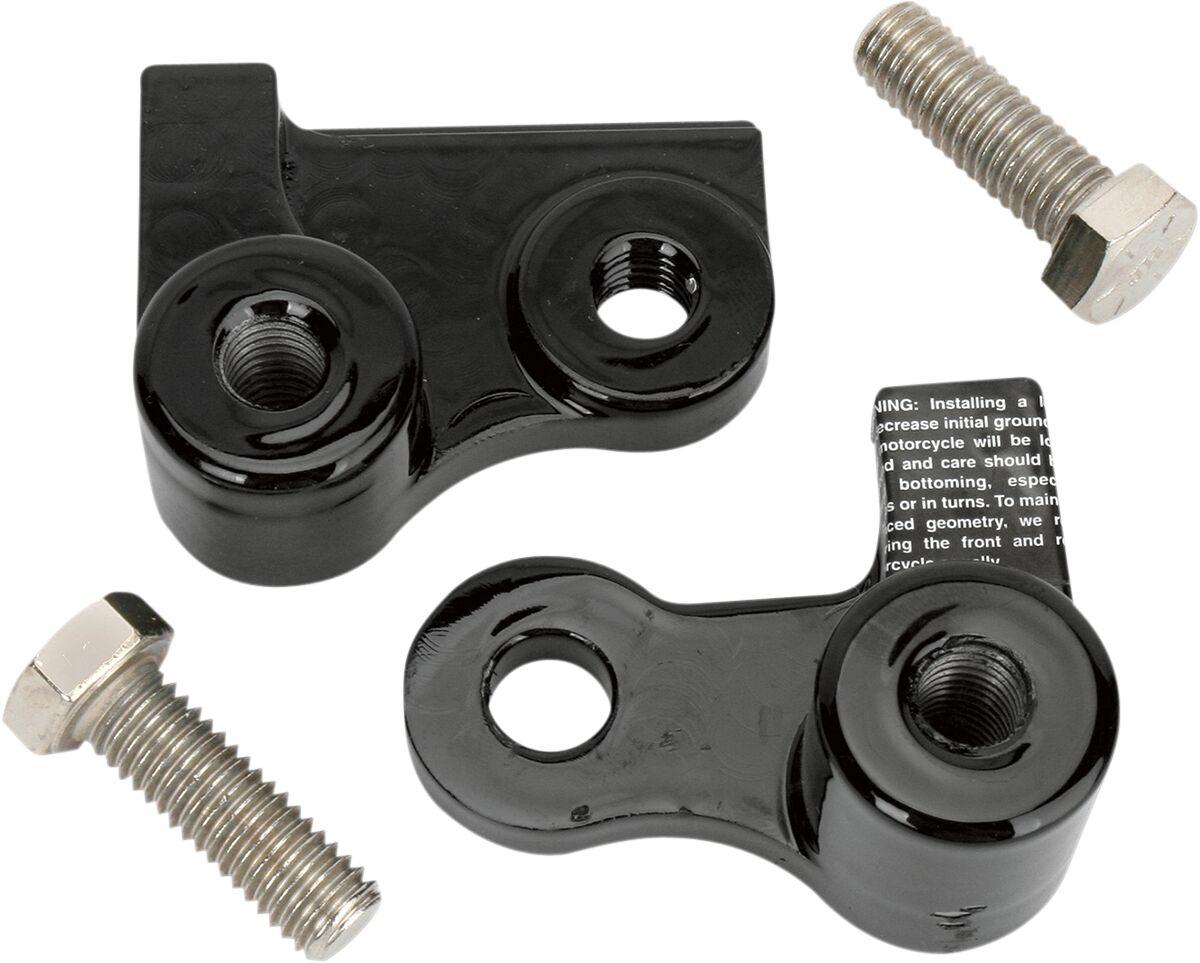 B28-22007 - Burly Rear Lowering Kit For Harley Davidson FXD 1584 25.40 mm (1.00") - Black