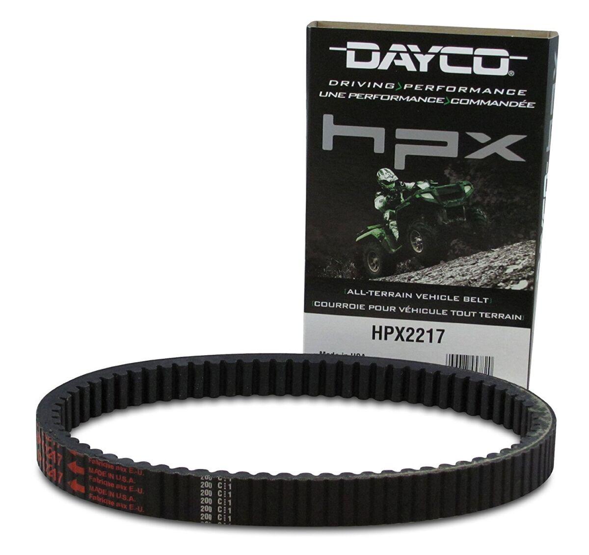 Dayco Black Hpx2217 - High Performance Hpx Drive Belt For Kawasaki Kfx700 2X4 2004-2006