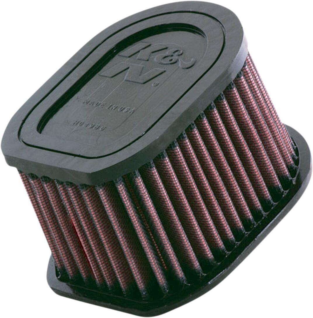 KA-1003 - K&N High Flow Air Filter For Kawasaki Z 1000 2003-2010 - Black/Red