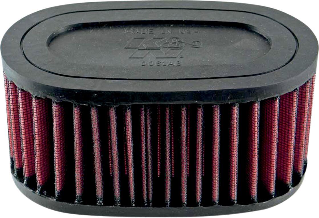 HA-7500 - K&N High Flow Air Filter For Honda VT 750 C 1997-2001 - Black/Red