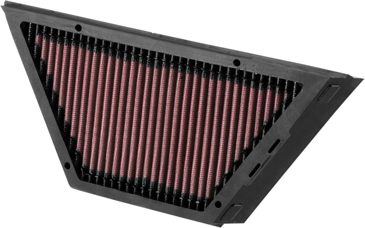 KA-1406 - K&N High Flow Air Filter For Kawasaki GTR 1400 2008-2011 - Black/Red