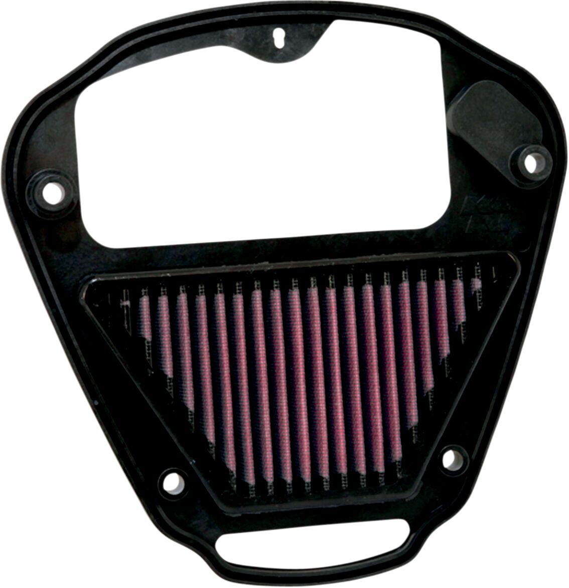 KA-2008 - K&N High Flow Air Filter For Kawasaki VN 2000 2004-2010 - Black/Red