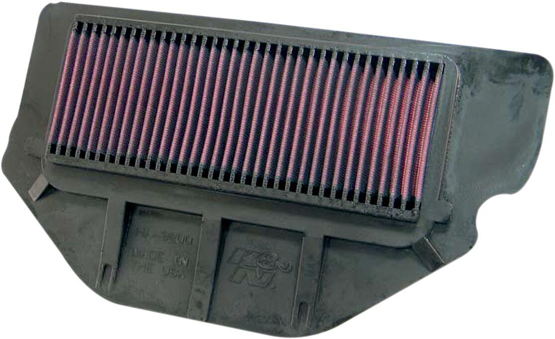 HA-9200 - K&N High Flow Air Filter For Honda CBR 929 RR 2000-2001 - Black/Red