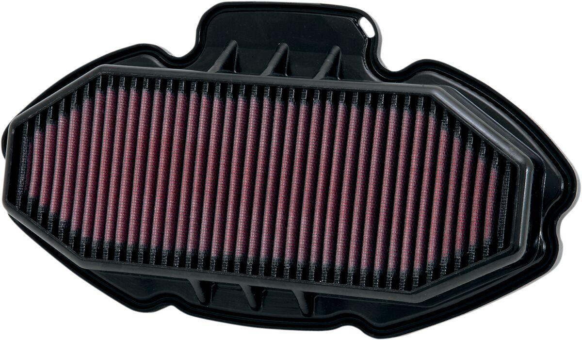 HA-7012 - K&N High Flow Air Filter For Honda CTX700 2014-2016 - Black/Red
