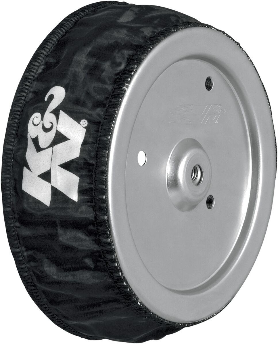 HD-0800DK - K&N Drycharger Air Filter Wrap For Harley Davidson FLD 1690 2012-2013 - Black/White