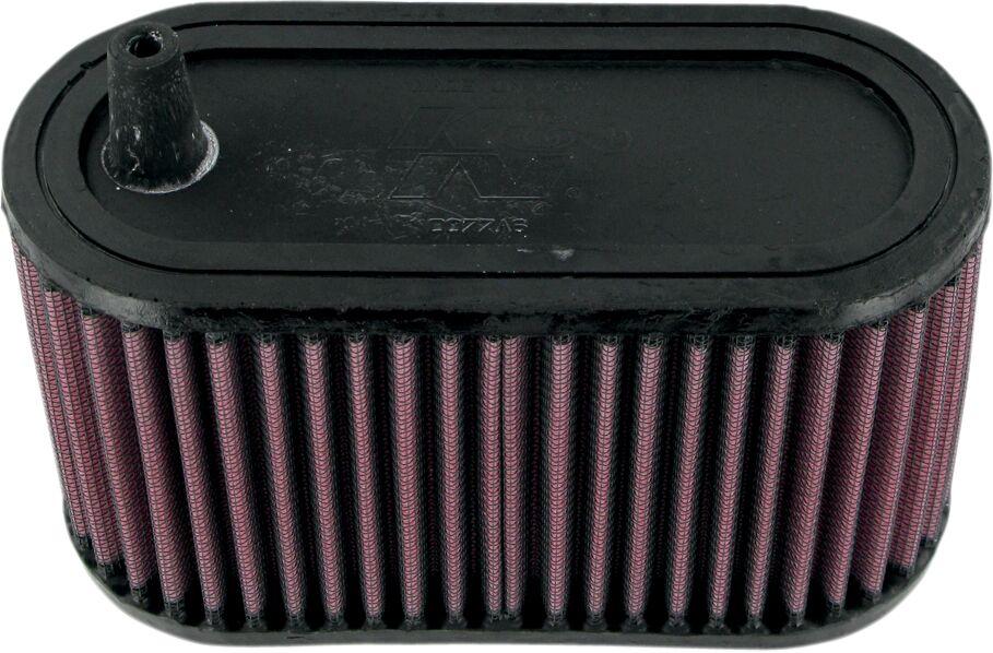 YA-1285 - K&N High Flow Air Filter For Yamaha VMX-12 1200 1987-2002 - Black/Red