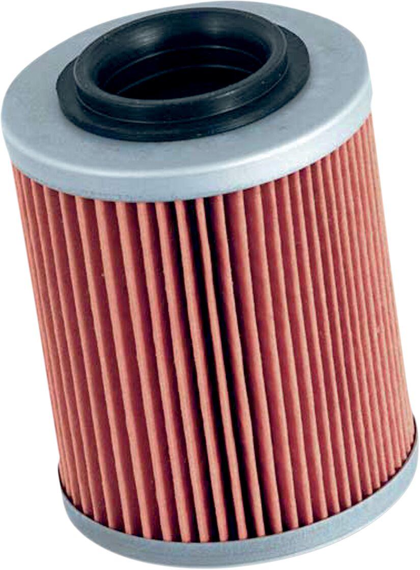KN-152 - K&N Performance Oil Filter For Can Am (BRP) Commander 1000 EFI 2011-2017 - Red/Silver