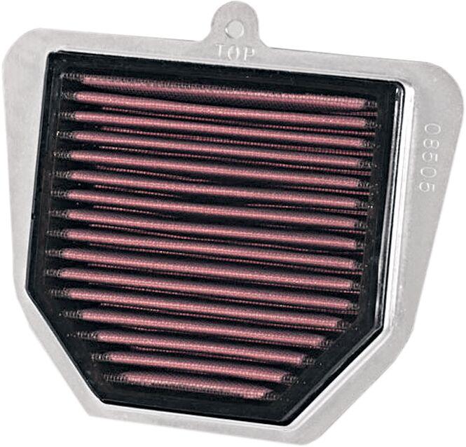 YA-1006 - K&N High Flow Air Filter For Yamaha FZ1 1000 N 2006-2014 - Black/Red/Silver