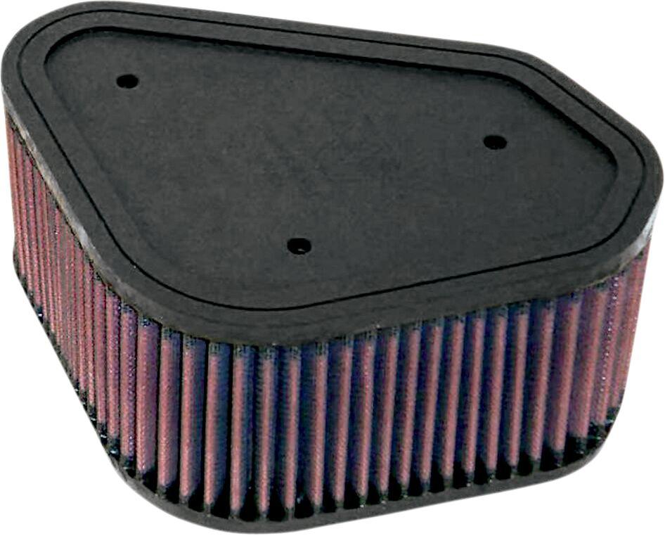KA-6503 - K&N High Flow Air Filter For Kawasaki KFX700 2X4 2004-2010 - Black/Red