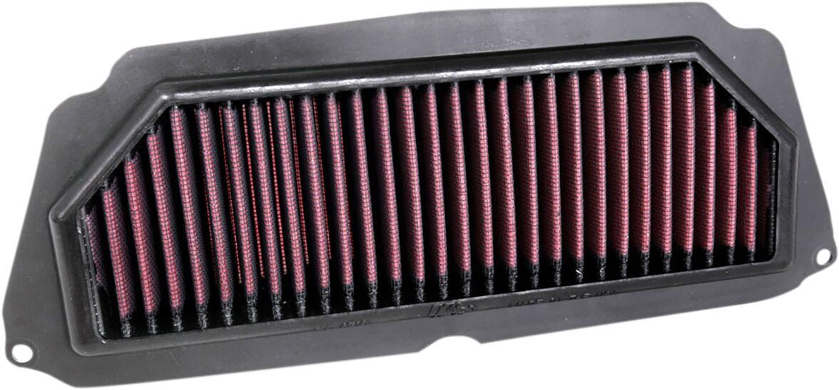 HA-6519 - K&N High Flow Air Filter For Honda CB 650 R 2019-2023 - Black/Red