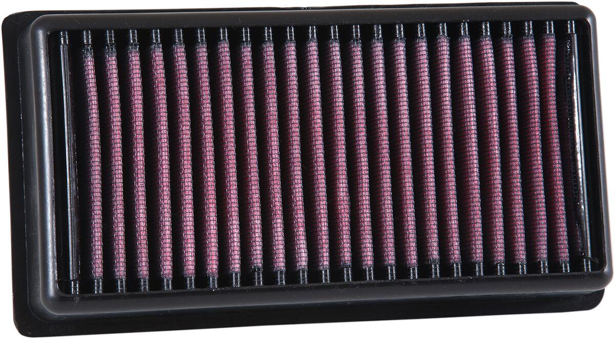 KT-6912 - K&N High Flow Air Filter For KTM Duke 690 2012-2019 - Black/Red