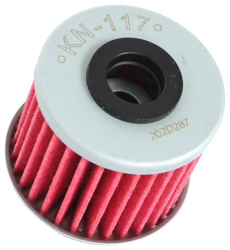 KN-117 - K&N Catridge Oil Filter For Honda C 125 2022-2024 - Red