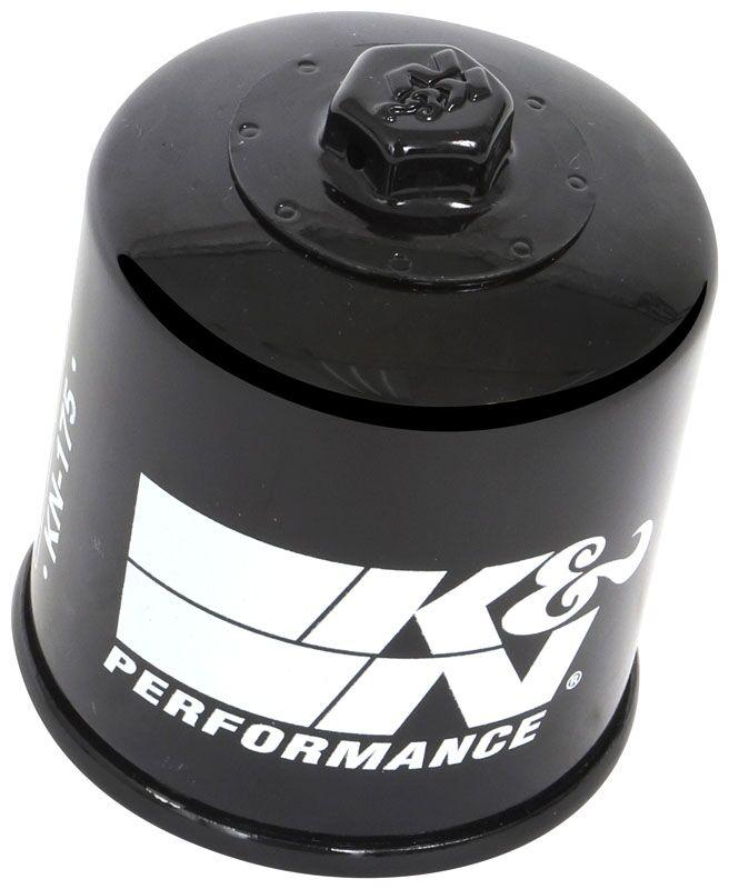 KN-175 - K&N Spin On Oil Filter For Indian Challenger 108 2020-2024 - Black