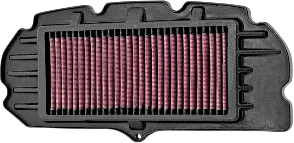 SU-1348 - K&N High Flow Air Filter For Suzuki GSX1300 BK 2008-2011 - Black/Red