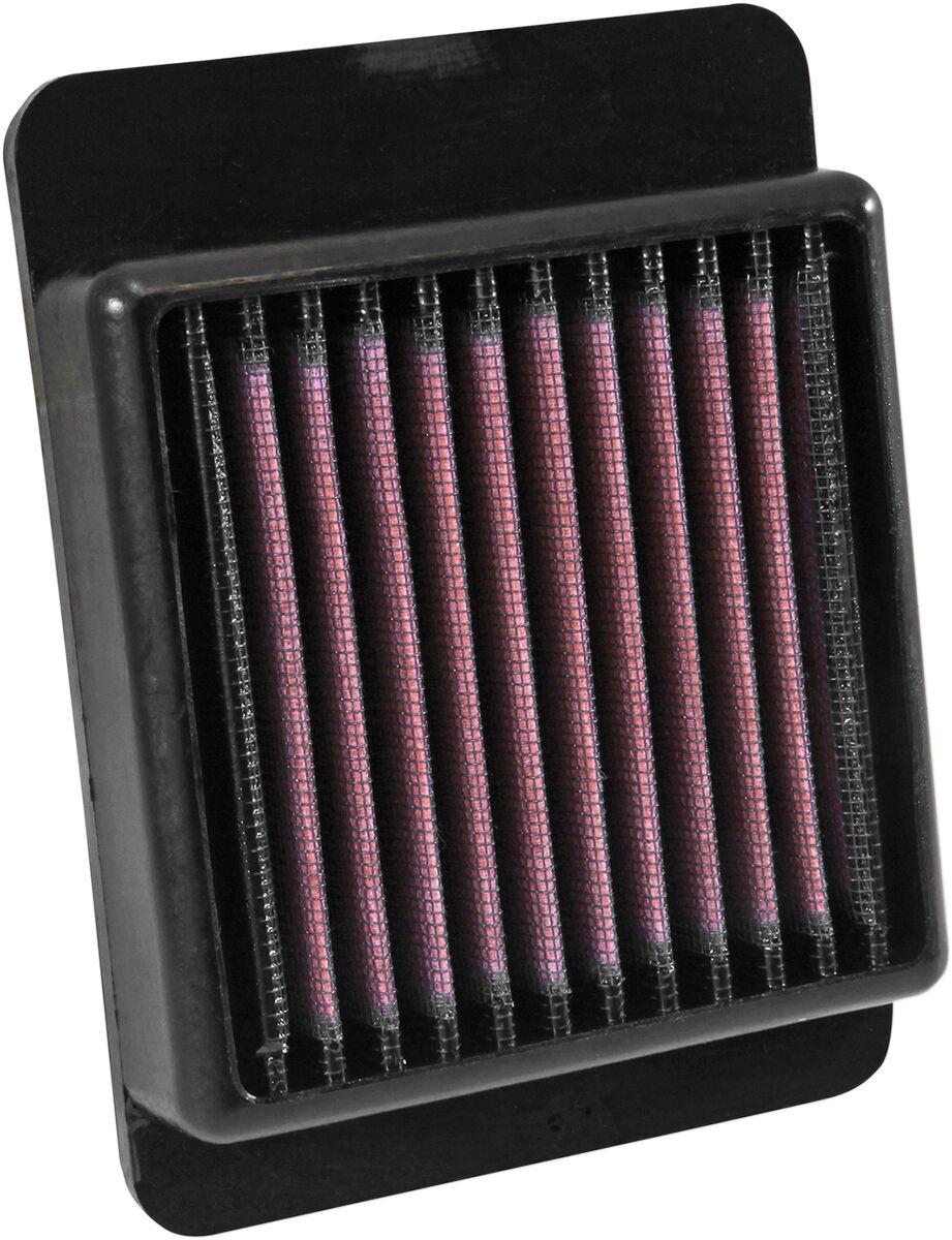 YA-3215 - K&N High Flow Air Filter For Suzuki GSX-R 125 2017-2024 - Black/Red