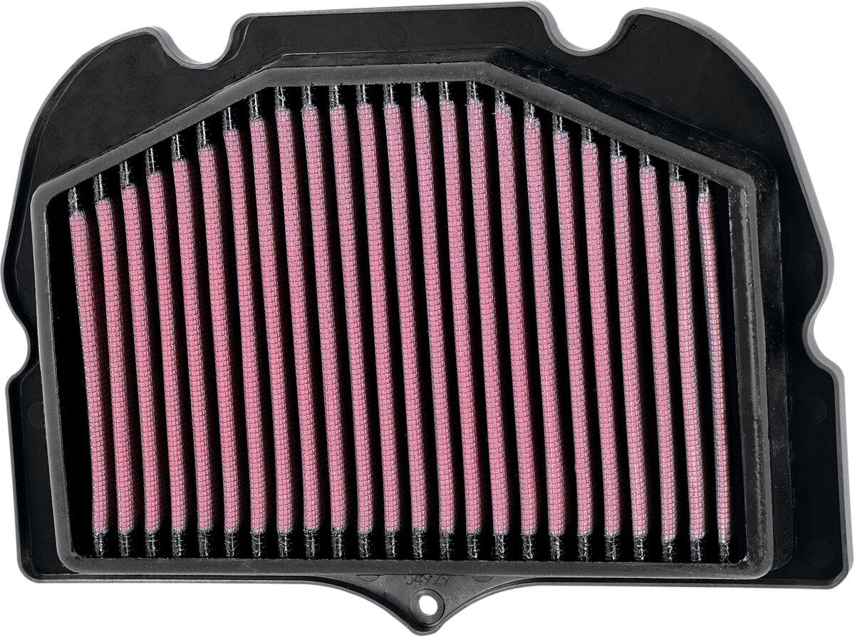 SU-1308 - K&N High Flow Air Filter For Suzuki GSX1300R 2008-2017 - Black/Red