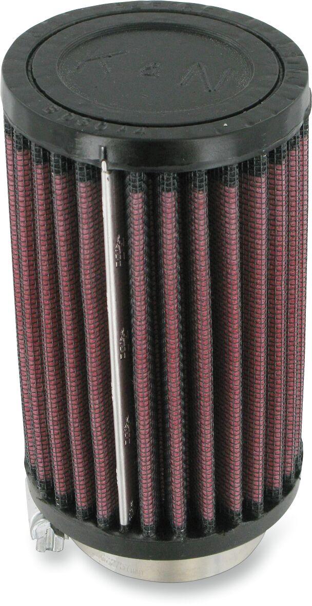 RU-0210 - K&N Universal Clamp On Air Filter For Yamaha YFZ350 1987-2002 - Black/Red