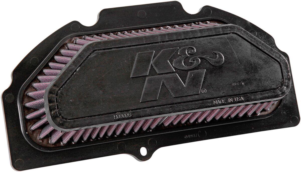 SU-9915 - K&N High Flow Air Filter For Suzuki GSX-S 1000 2015-2016 - Black/Red