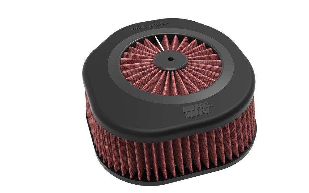 SU-4518XD - K&N Replacement Air Filter For Suzuki RMZ250 2019-2025 - Black/Red