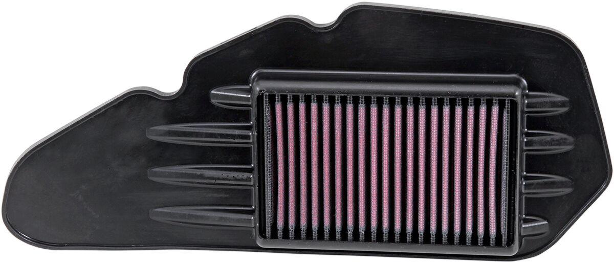 HA-1213 - K&N High Flow Air Filter For Honda PCX 125 2013-2017 - Black/Red