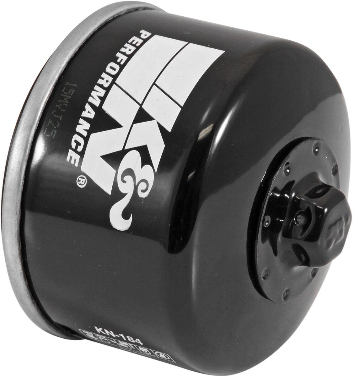 KN-184 - K&N Performance Oil Filter For Aprilia Atlantic 400 2006 - Black
