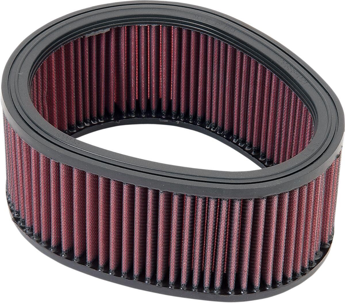BU-9003 - K&N High Flow Air Filter For Buell XB12R 2004-2007 - Black/Red