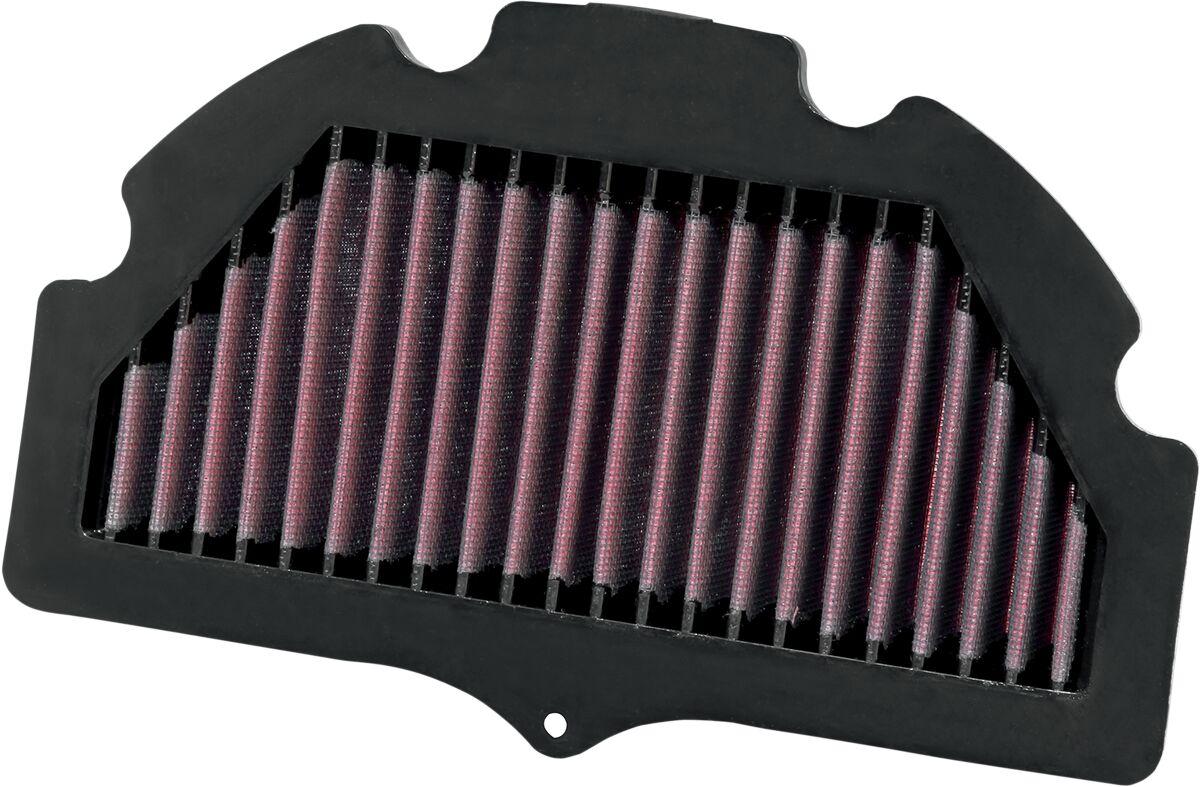 SU-7506R - K&N Race Spec High Flow Air Filter For Suzuki GSX-R 600 2006-2010 - Black/Red