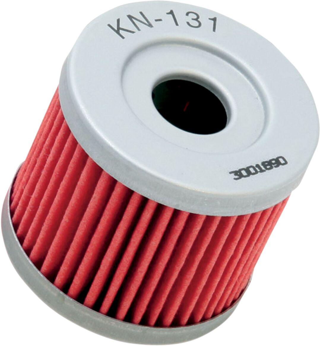 KN-131 - K&N Performance Oil Filter For Suzuki AN 125 1996-1999 - Red/Silver