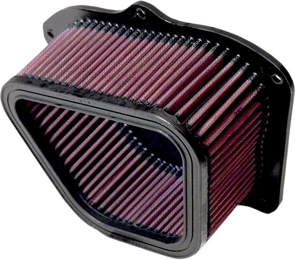 SU-1399 - K&N High Flow Air Filter For Suzuki GSX1300R 1999-2007 - Black/Red