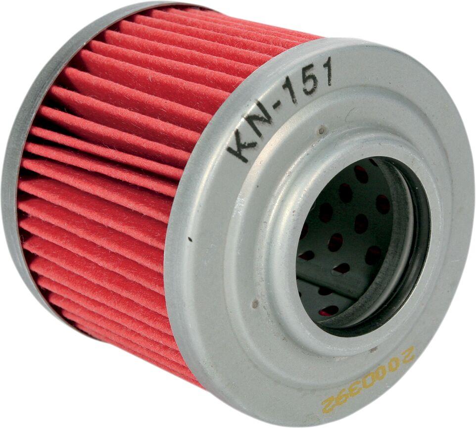 KN-151 - K&N Performance Oil Filter For Bimota BB1 650 1995-1997 - Red/Silver