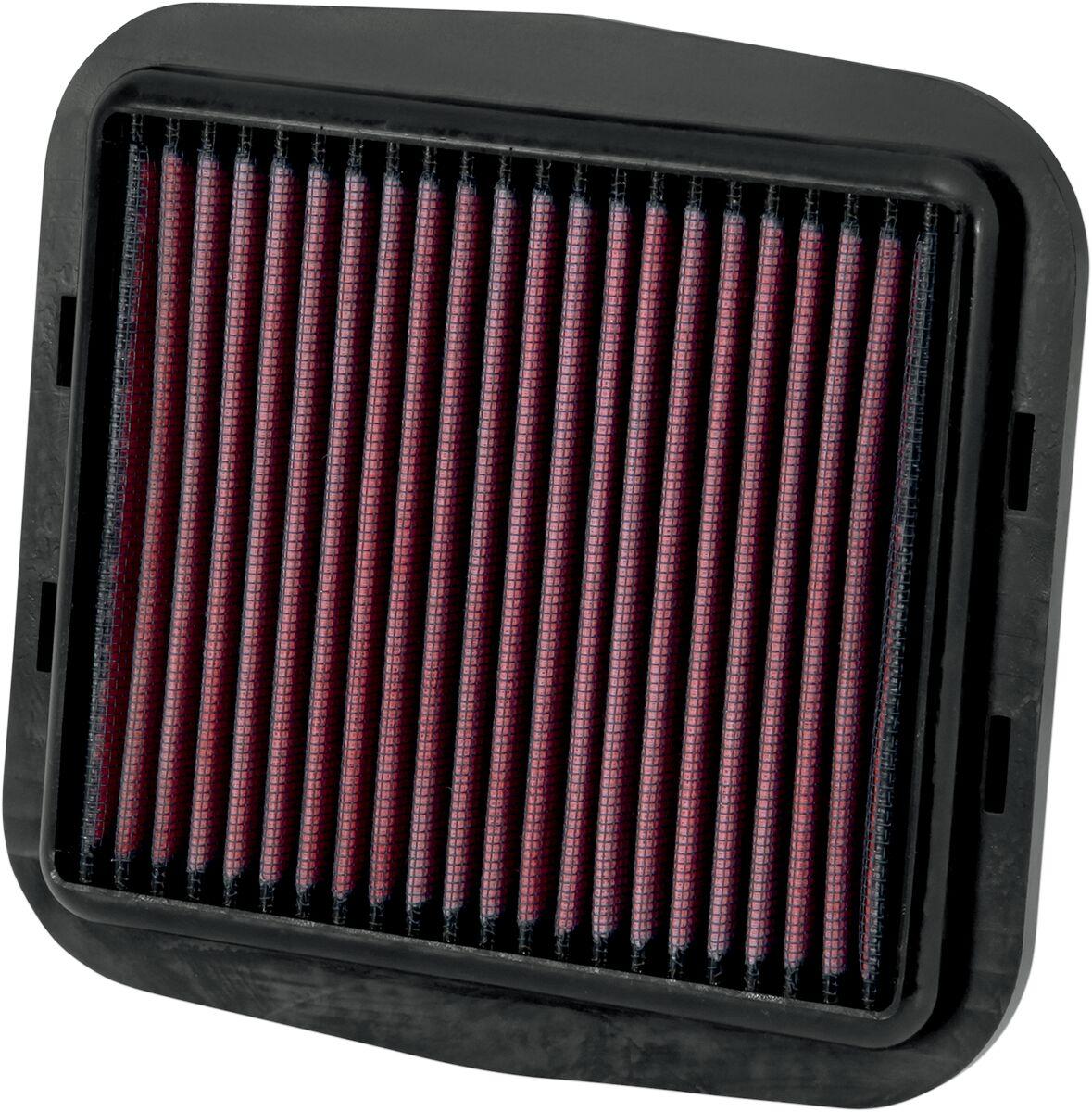 DU-1112 - K&N High Flow Air Filter For Ducati Diavel 1260 2019-2022 - Black/Red
