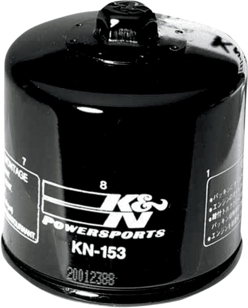 KN-153 - K&N Performance Oil Filter For Ducati 1098 2007-2008 - Black