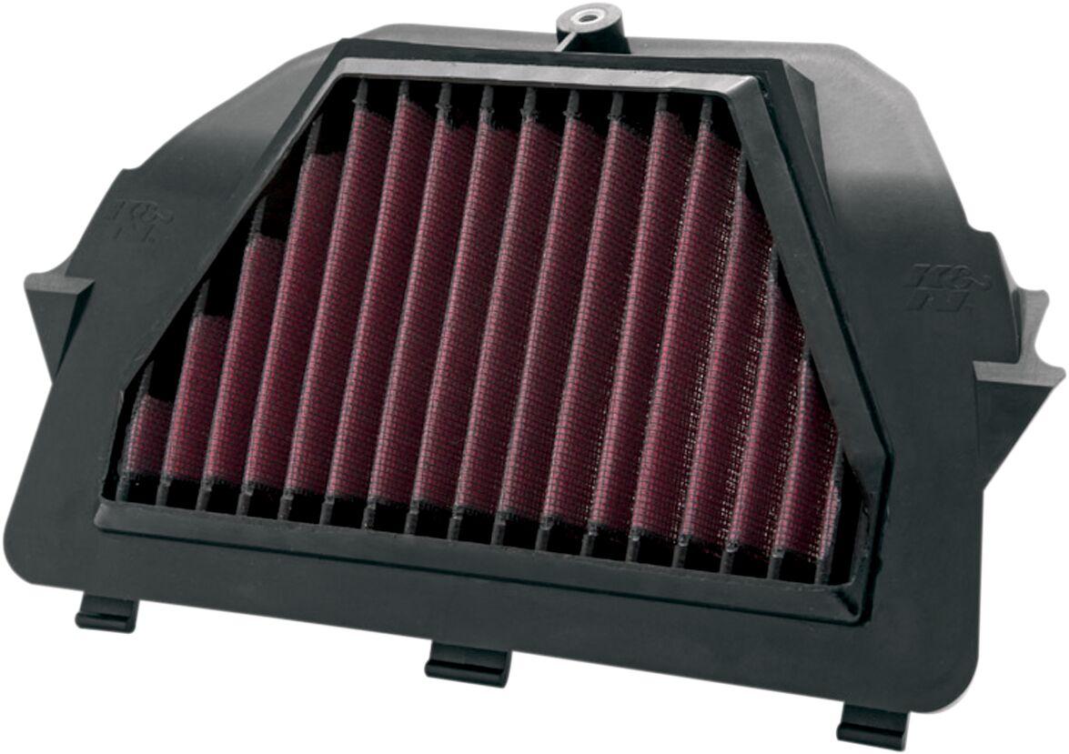 YA-6008R - K&N Race Spec High Flow Air Filter For Yamaha YZF-R3 2016 - Black/Red