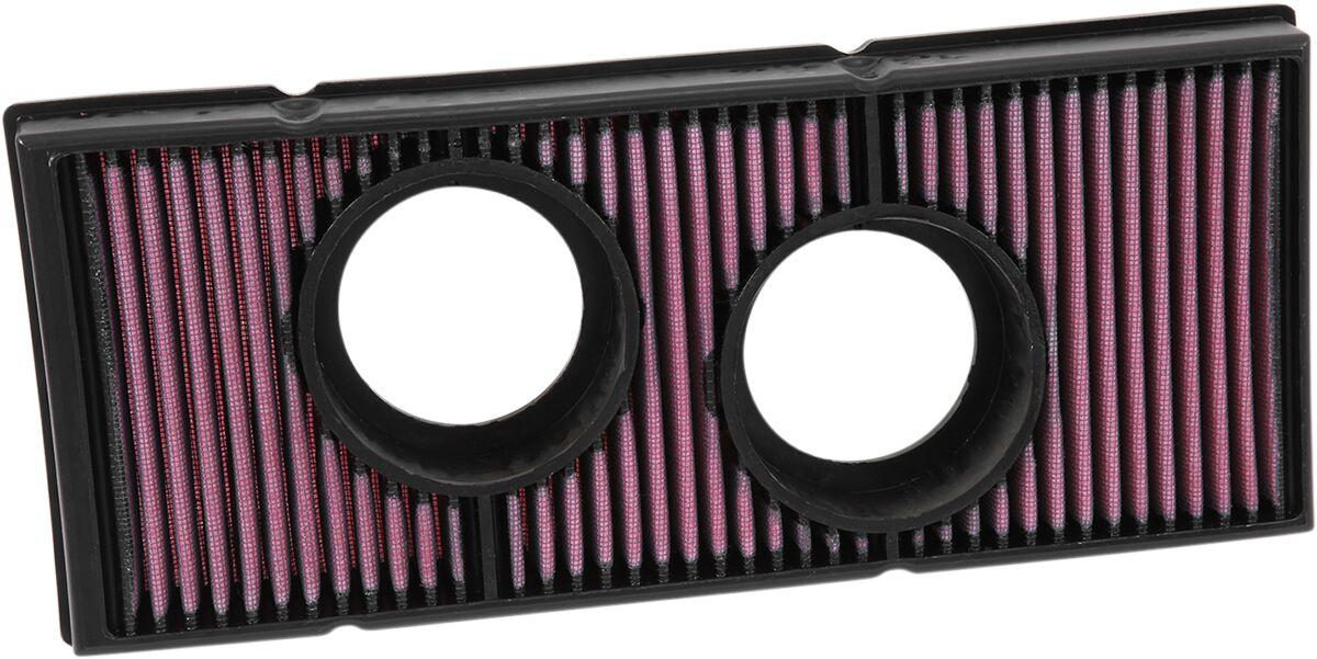 KT-9504 - K&N High Flow Air Filter For KTM AdVenture 950 2003-2005 - Black/Red
