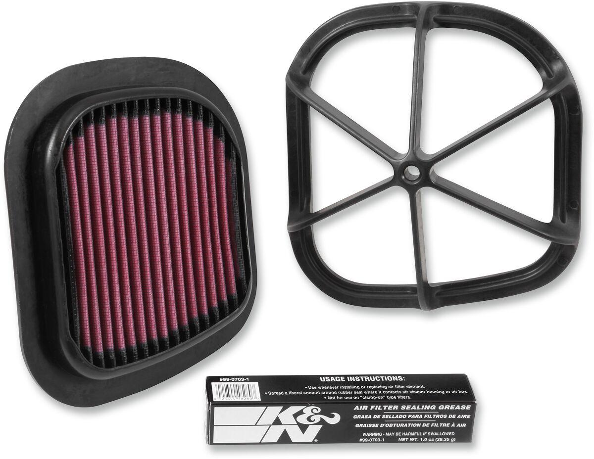 KT-4511XD - K&N Xstream High Flow Air Filter For KTM EXC125 2012-2016 - Black/Red