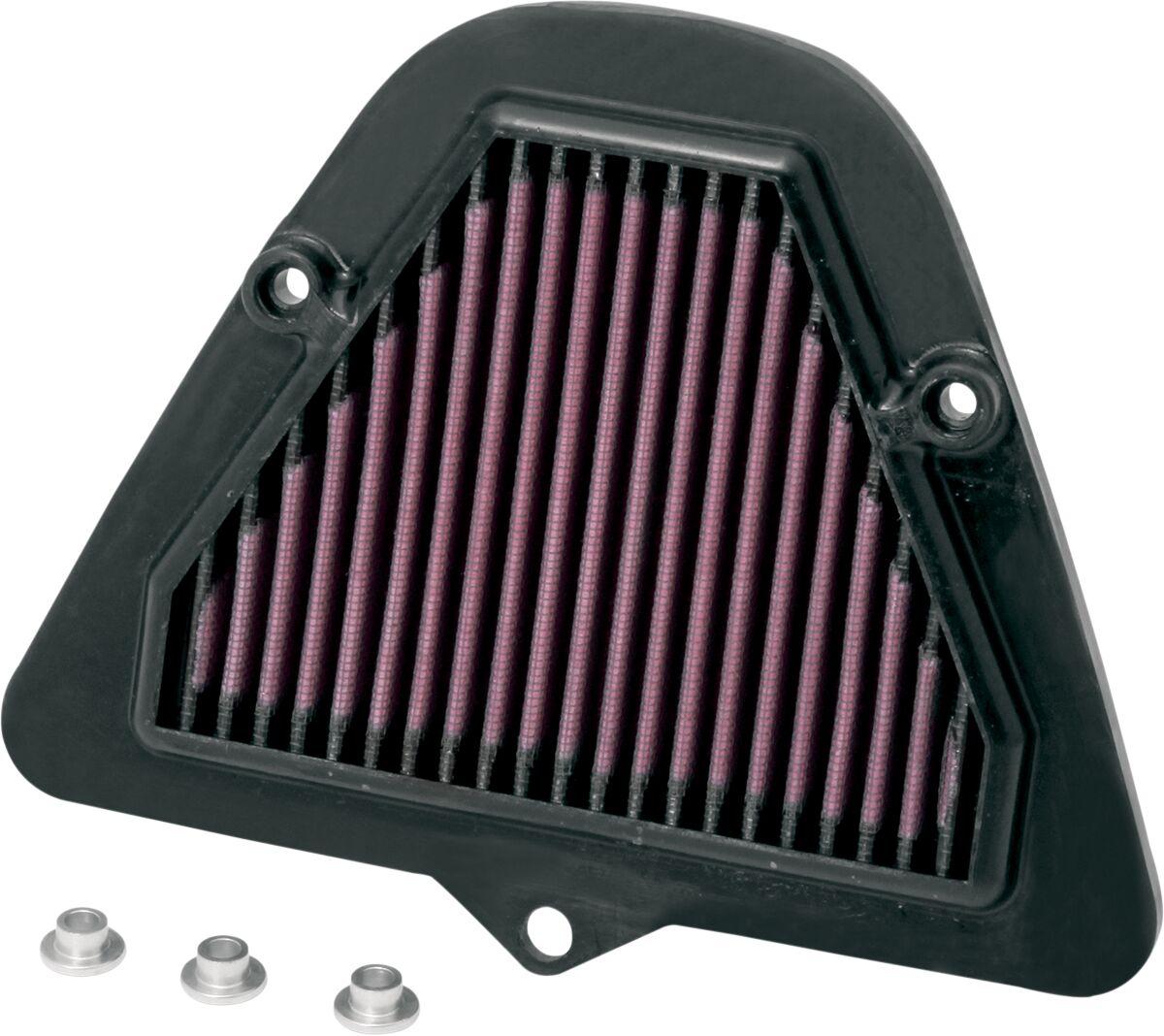 KA-1709 - K&N High Flow Air Filter For Kawasaki VN 1700 2009-2010 - Black/Red