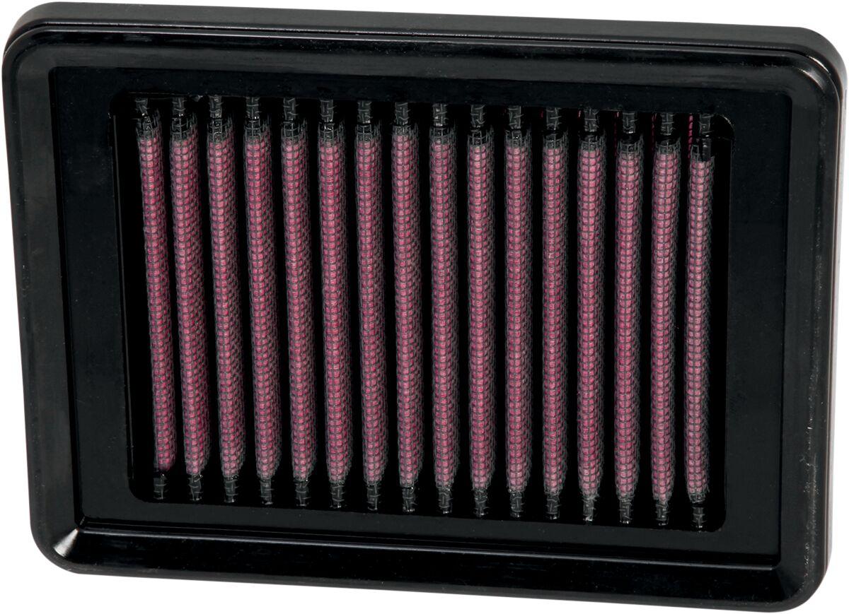 YA-5008 - K&N High Flow Air Filter For Yamaha SR 400 2014-2016 - Black/Red