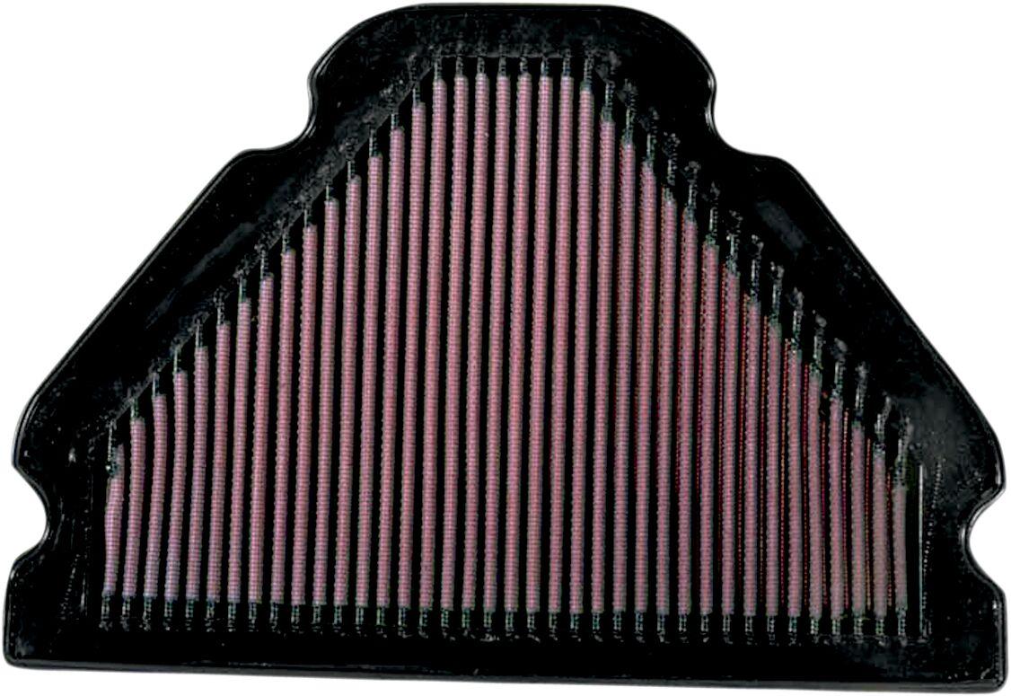 KA-9098 - K&N High Flow Air Filter For Kawasaki ZX-9 R 1998-2003 - Black/Red