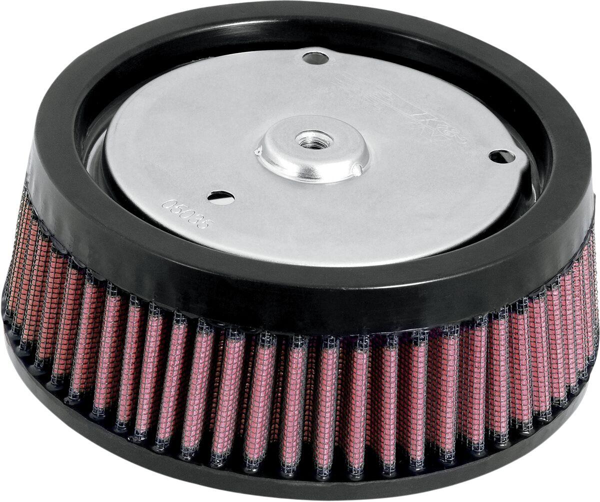 HD-0818 - K&N High Flow Air Filter For Harley Davidson FLHRSE4 1800 2008 - Black/Red