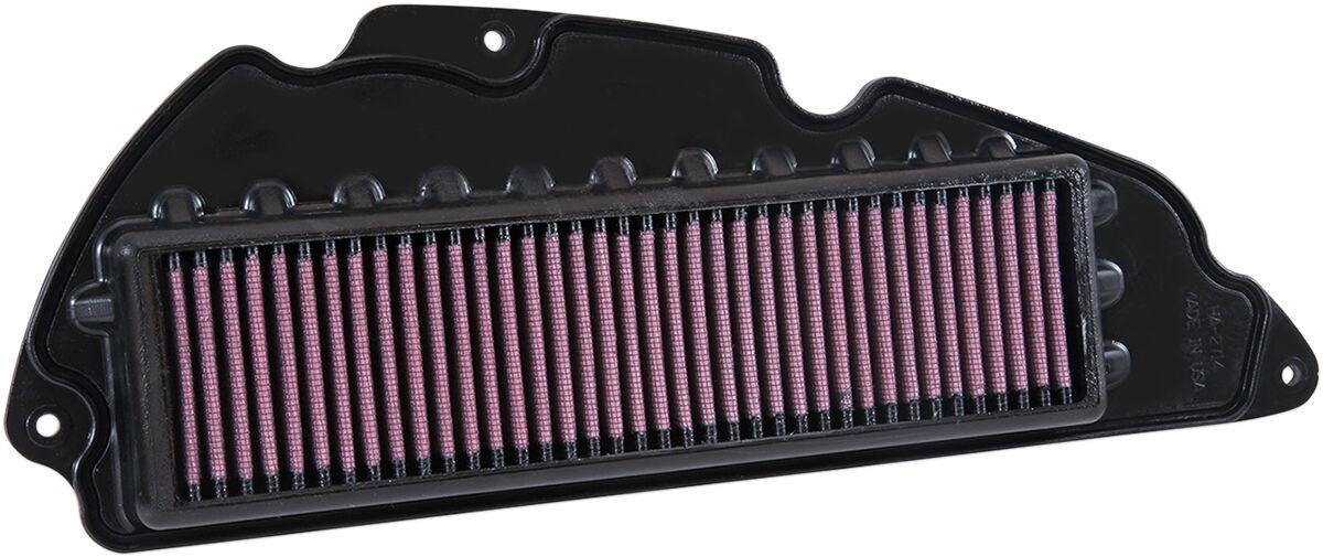 HA-2714 - K&N High Flow Air Filter For Honda NSS 300 2013-2017 - Black/Red