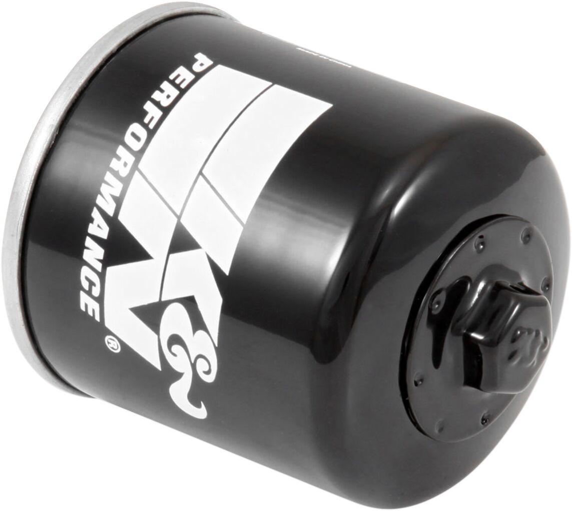 KN-204-1 - K&N Performance Oil Filter For Honda ADV 350 2022-2024 - Black