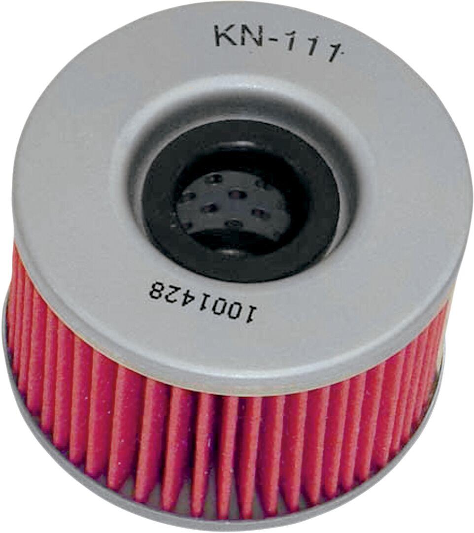 KN-111 - K&N Performance Oil Filter For Honda CB 250 N 1978-1981 - Red/Silver