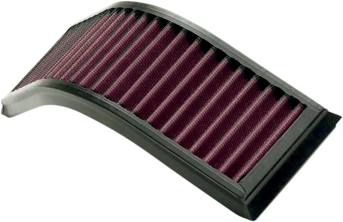 KA-1004 - K&N High Flow Air Filter For Kawasaki ZX-10 R 1000 2004-2007 - Black/Red
