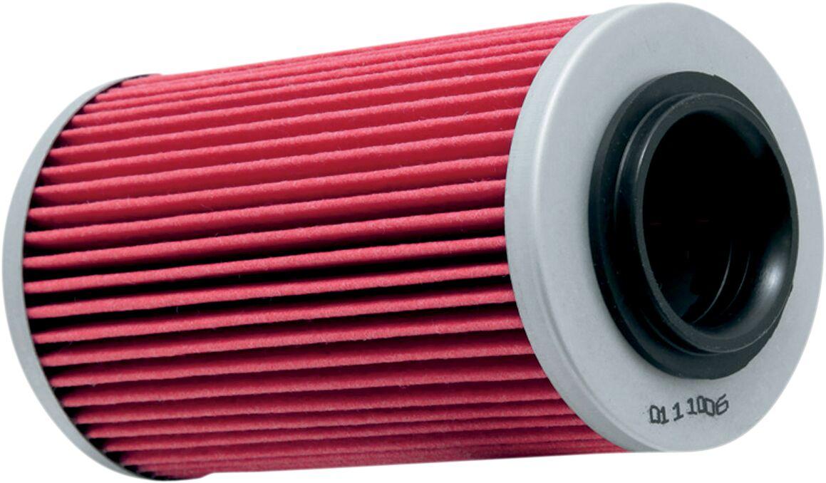 KN-564 - K&N Performance Oil Filter For Buell 1125 CR 2008-2009 - Red/Silver