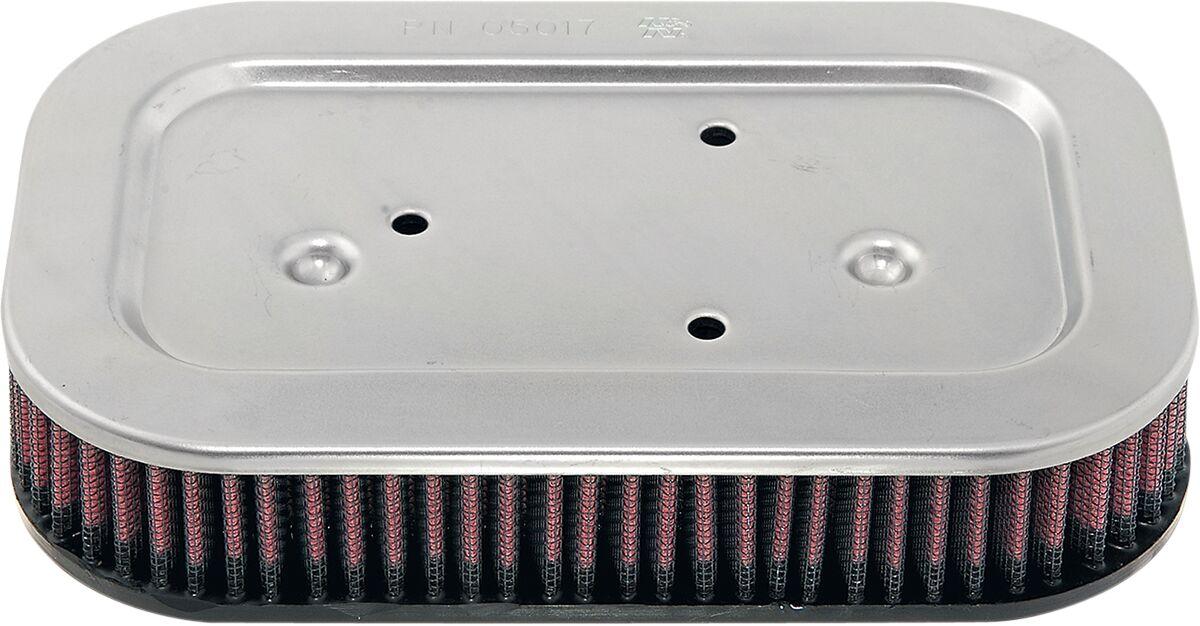 HD-8834 - K&N High Flow Air Filter For Harley Davidson XL 1200 C 2004-2012 - Red