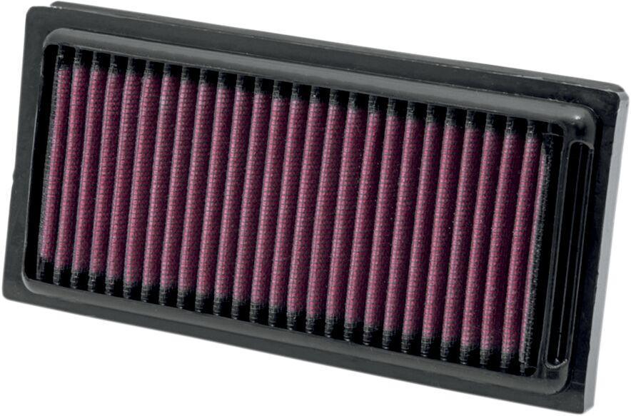 HD-1208 - K&N High Flow Air Filter For Harley Davidson XR1200 2008-2010 - Black/Red