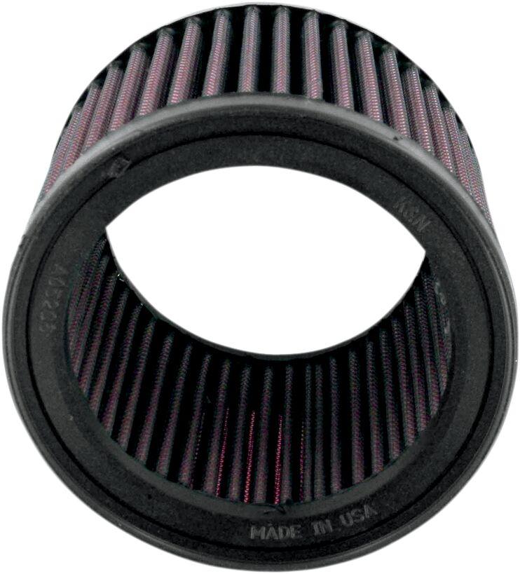 AL-1001 - K&N High Flow Air Filter For Moto Guzzi Breva 1100 2004-2007 - Black/Red
