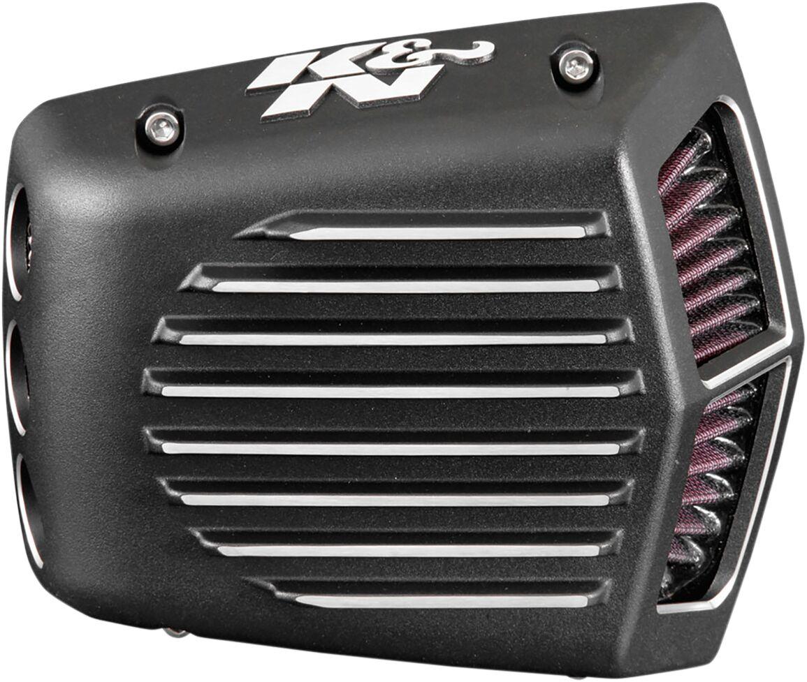 RK-3955 - K&N Street Metal Air Intake Kit For Harley Davidson FLDE 1750 2018-2020 - Black