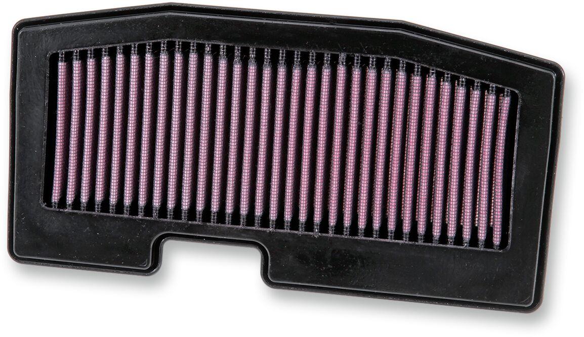 TB-6713 - K&N High Flow Air Filter For Triumph Daytona 675 2006-2015 - Black/Red