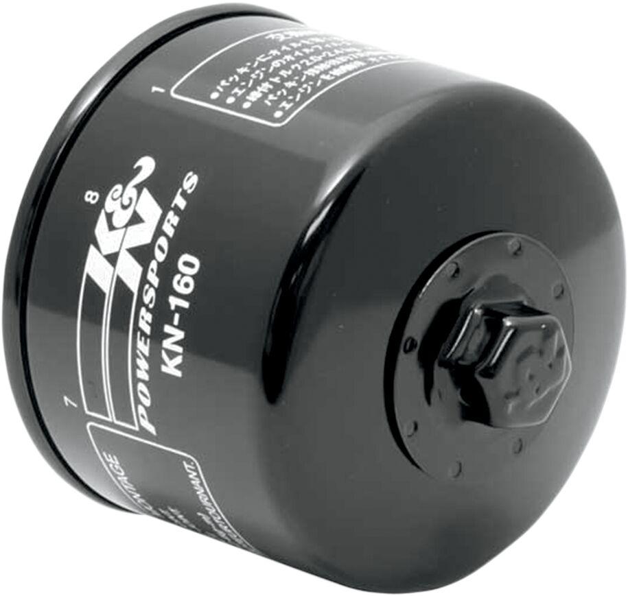 KN-160 - K&N Performance Oil Filter For Bimota BB3 1000 2014-2016 - Black